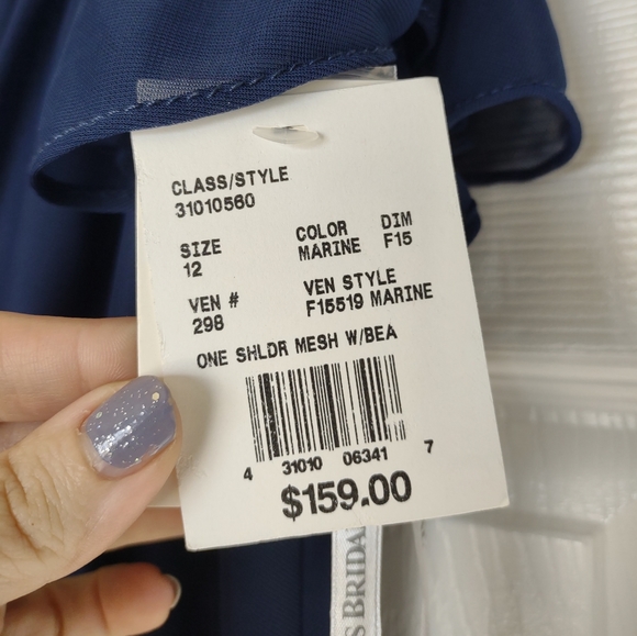 David's Bridal Bridesmaid Dress - Picture 4 of 6